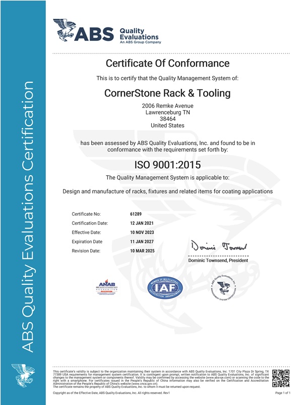 61289 Certificate 609